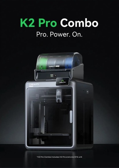 Creality K2 Combo AMS çok renkli FDM 3D yazıcı